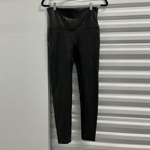 Spanx faux leather Leggings xl black